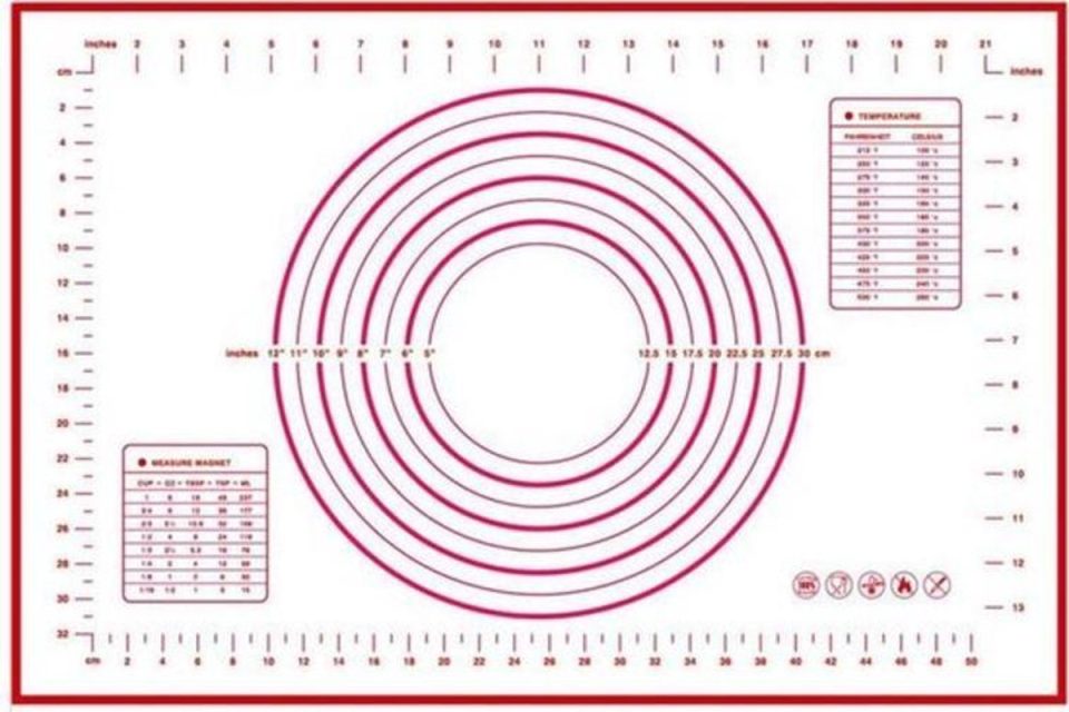 YS Goods bakmat Herbruikbare 40 x 60 cm