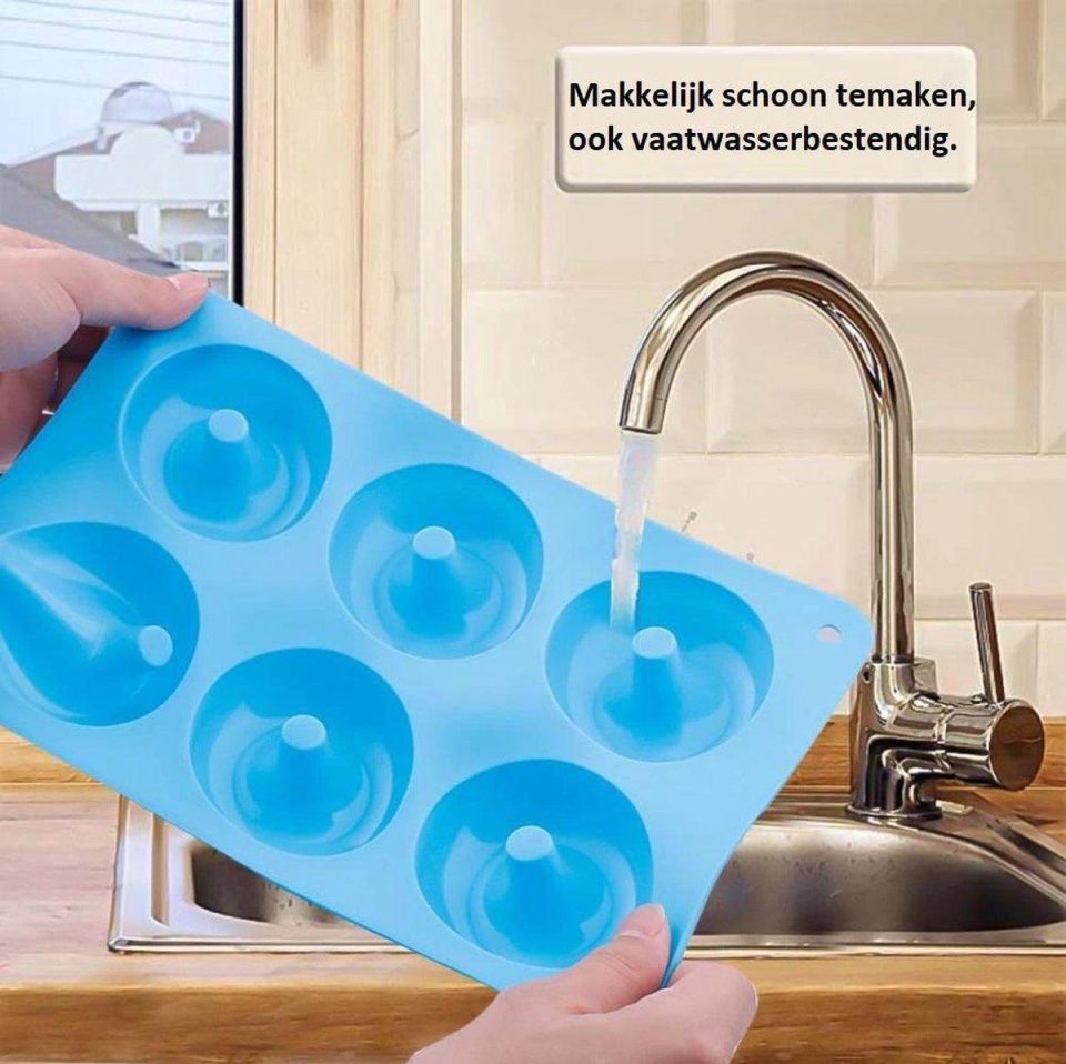 Supplyu Hoogwaardige Siliconen Donutvorm Blauw