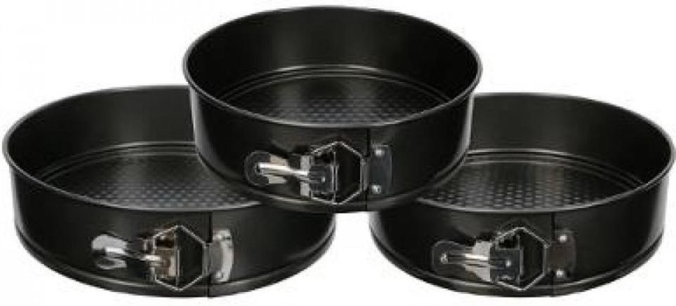 Secret de Gourmet springvorm Taartvorm Bakvorm Luxe Set Set Van 3 24,22 cm