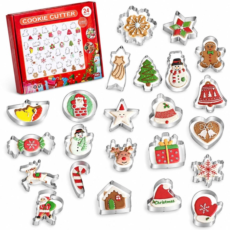 VHV Kerstmunten en uitsteekvormen (24 stuks)