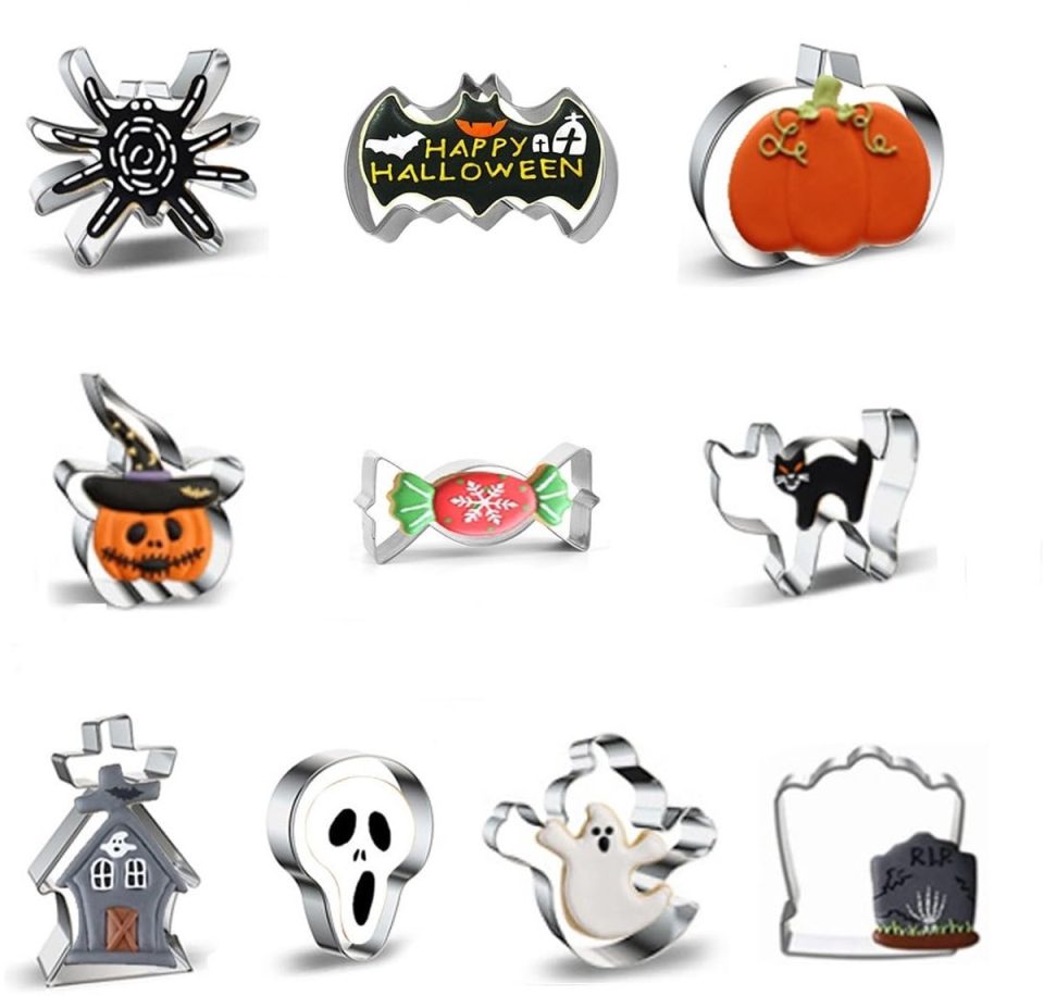 Ruischentong koekjesvormpjes, Halloween koekjesvormpjesset (10 stuks)