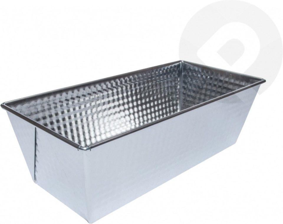 Inmet cakevorm en brood bakvorm Zilver 25 x 12 x 8 cm