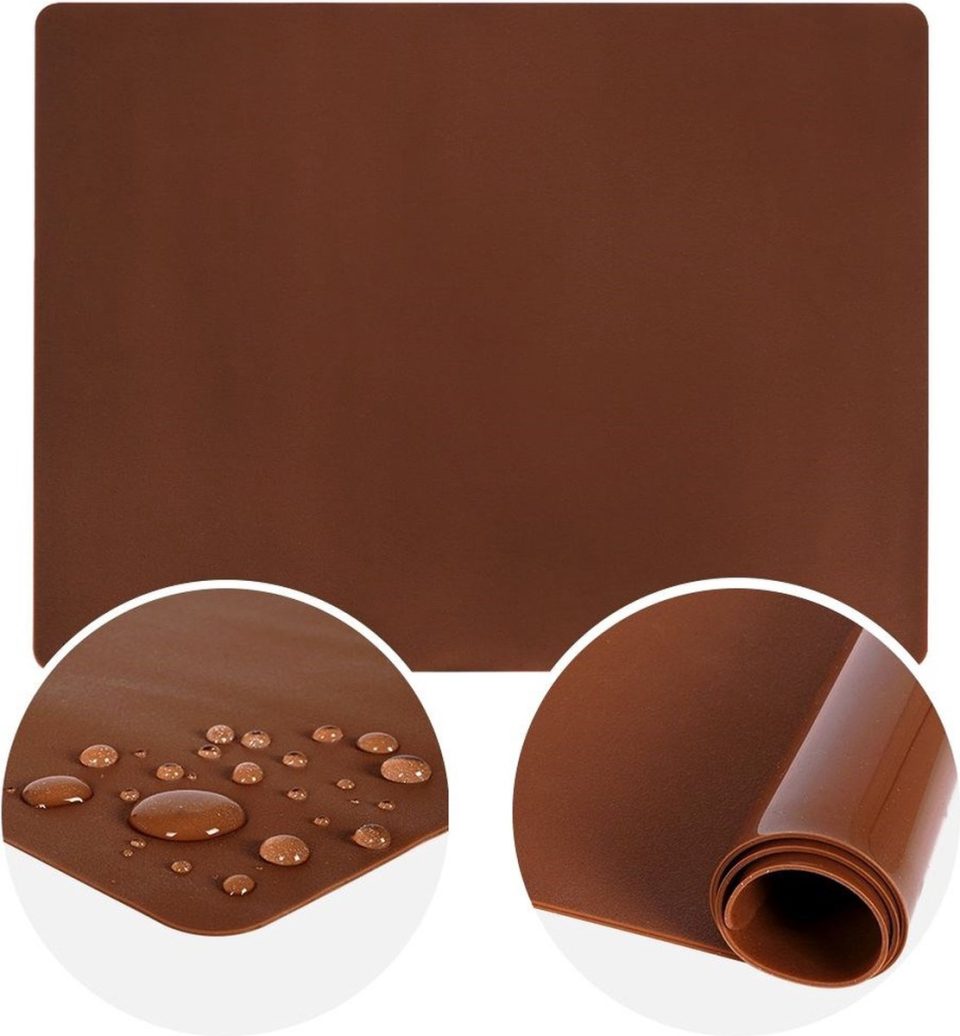 orion group bakmat Deegmat Silicone Bruin sillinie 60 x 50 cm