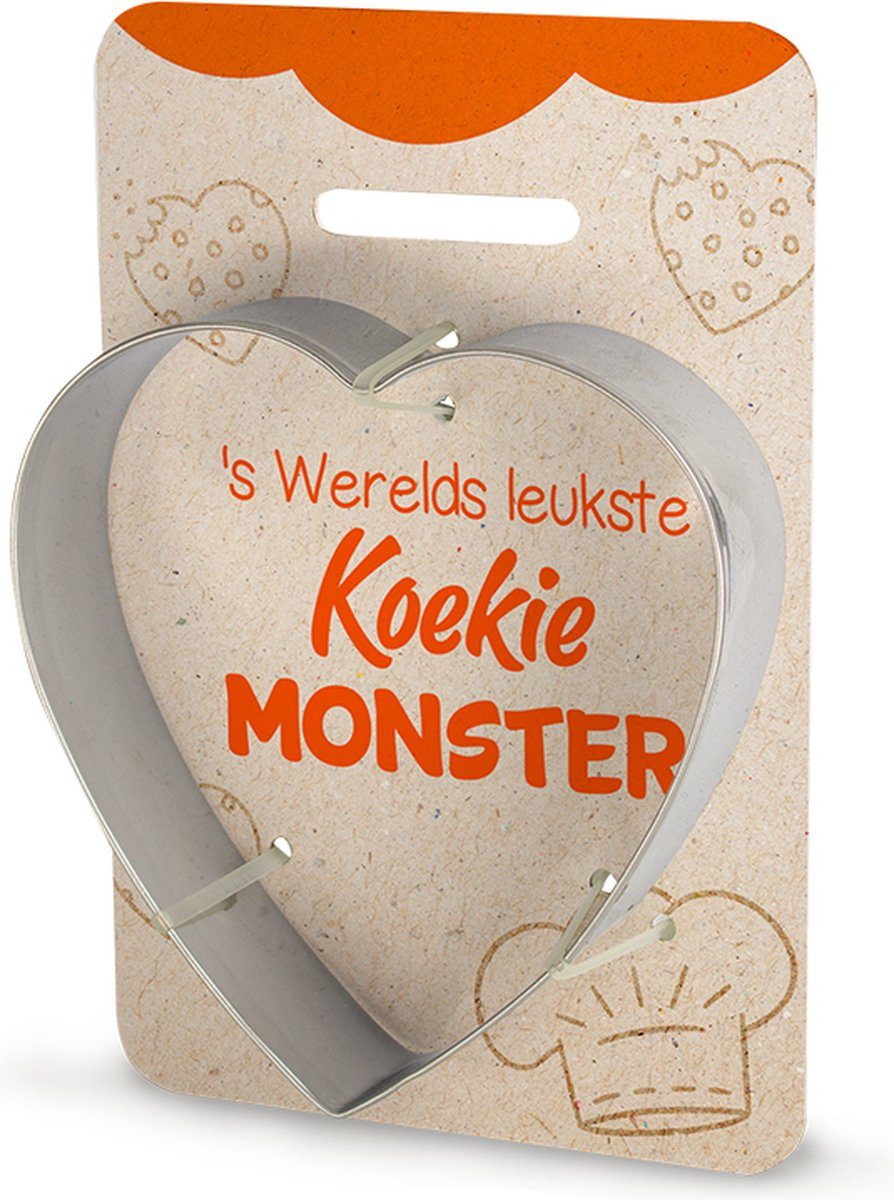 Miko Koekvormpje, hart vorm Koekie Monster