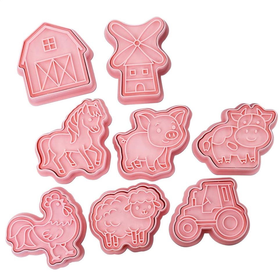 Famanu Mini koekjesstempel set van 0,79 inch