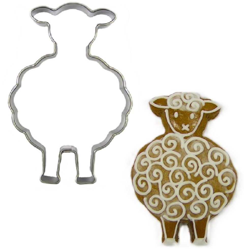 Brand New Cake uitsteekvorm Schaap RVS 7 cm