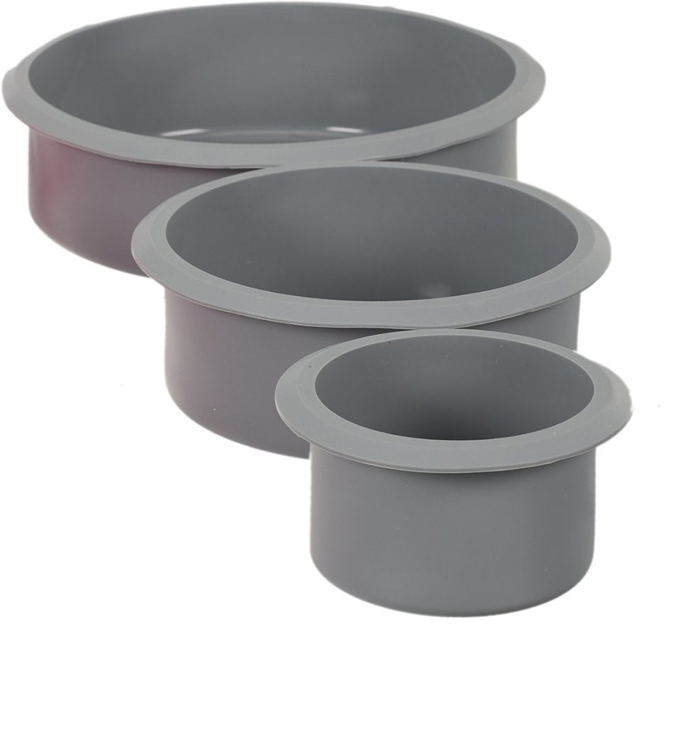Lily cook bakvorm Silicone set voor Verjaardstaart met 3 etages Ø7.5cm