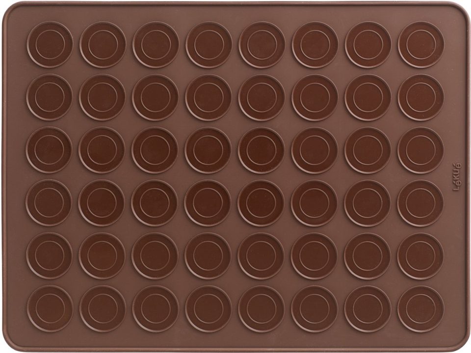 Lékué bakmat 24 Macarons Brown 40 cm