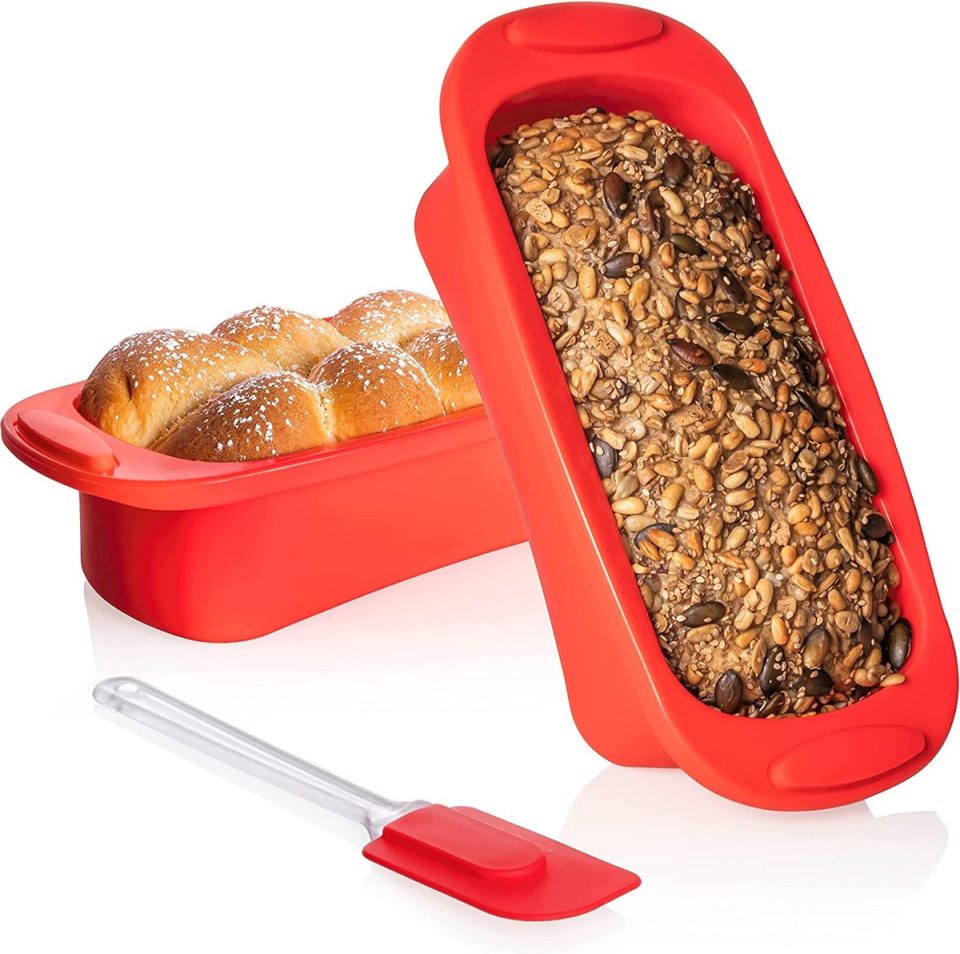 BonAura siliconen bakvorm box set van 2 22 cm