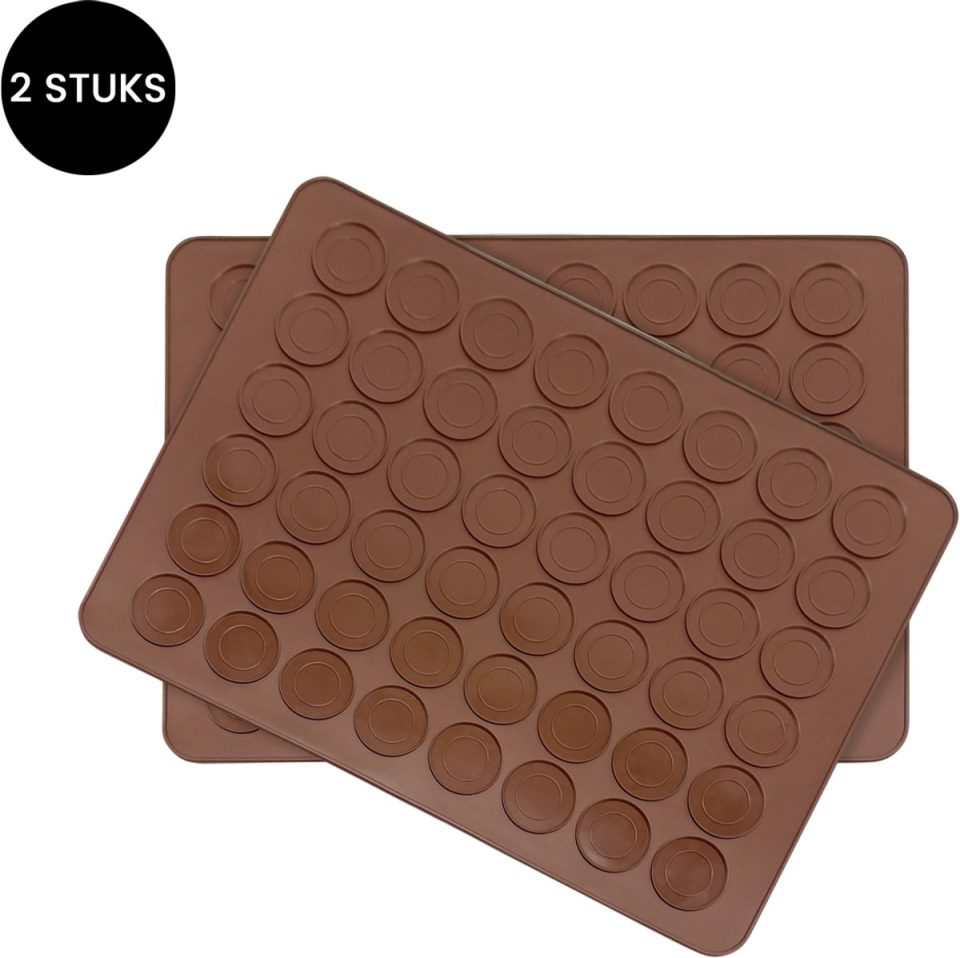 Purepeak bakmat Macarons Set 48-Gaats (2 stuks)
