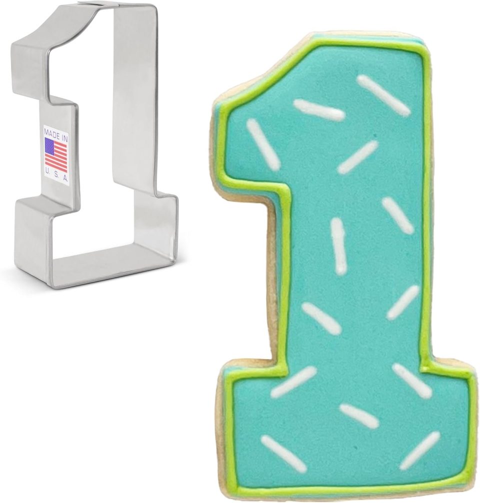 Ann Clark Cookie Cutters Nummer 1 Koekjesvorm Roestvrij Staal 8,3 cm