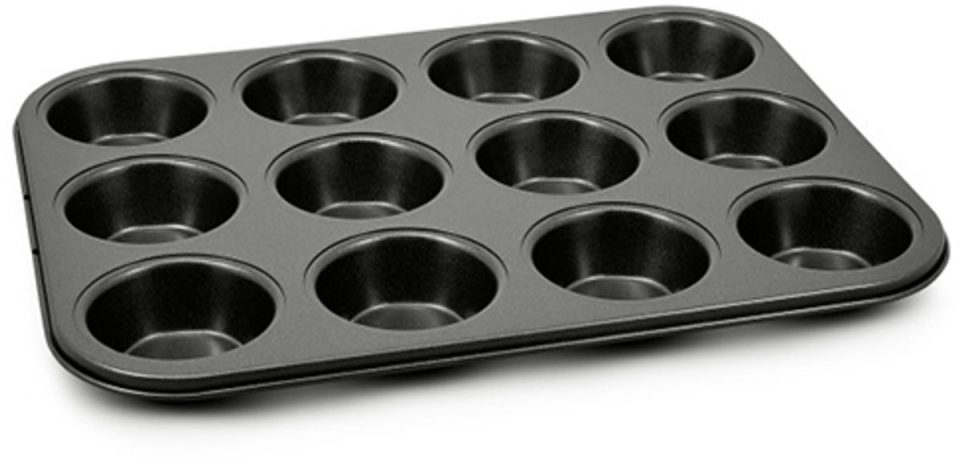 Zyliss bakvorm Muffin 12 Muffins Grijs 35 x 27 cm