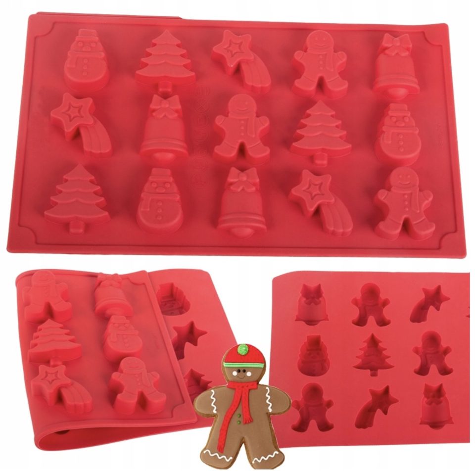many_brands chocoladevorm Ernesto Siliconen voor Pralines Kerstthema