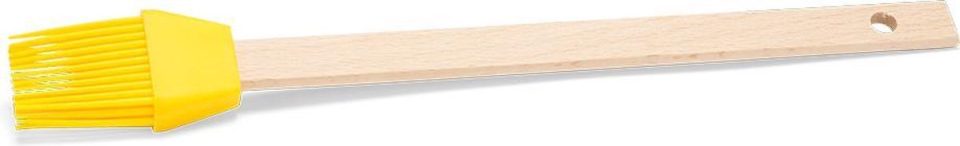 Patisse Bakkwast Siliconen/hout Geel 2-delig 27 cm
