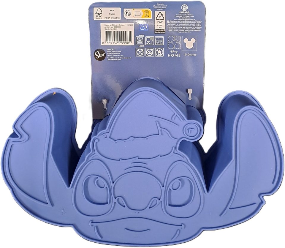 Stitch cakevorm Disney Kerst Blauw