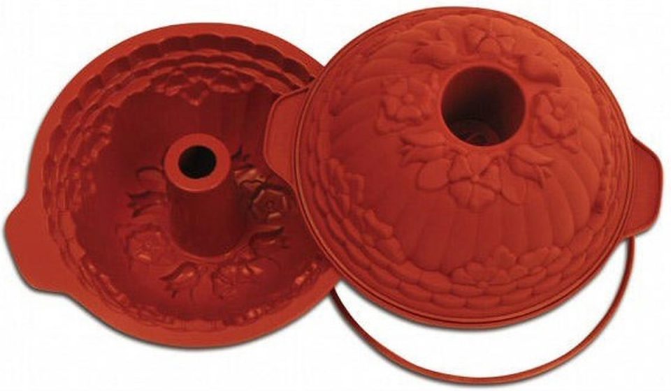 Silikomart tulbandvorm sft311 terracotta bloemen ø220mm