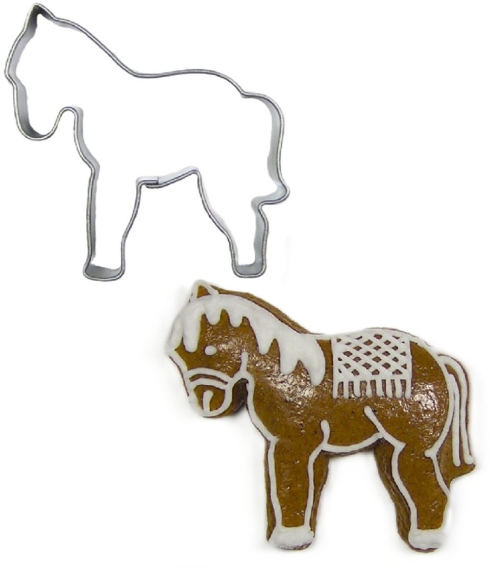 Brand New Cake uitsteekvorm Paard RVS 6 cm