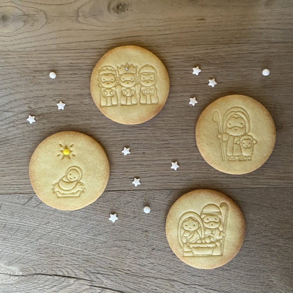 Meer van Moos Koekjesstempelset “Het Kerstverhaal” (4 stuks)