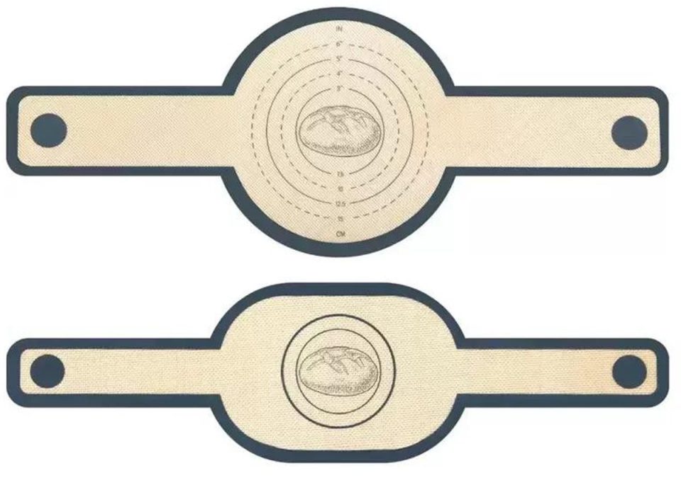 Zylaro bakmat Siliconen grijs (2 stuks)