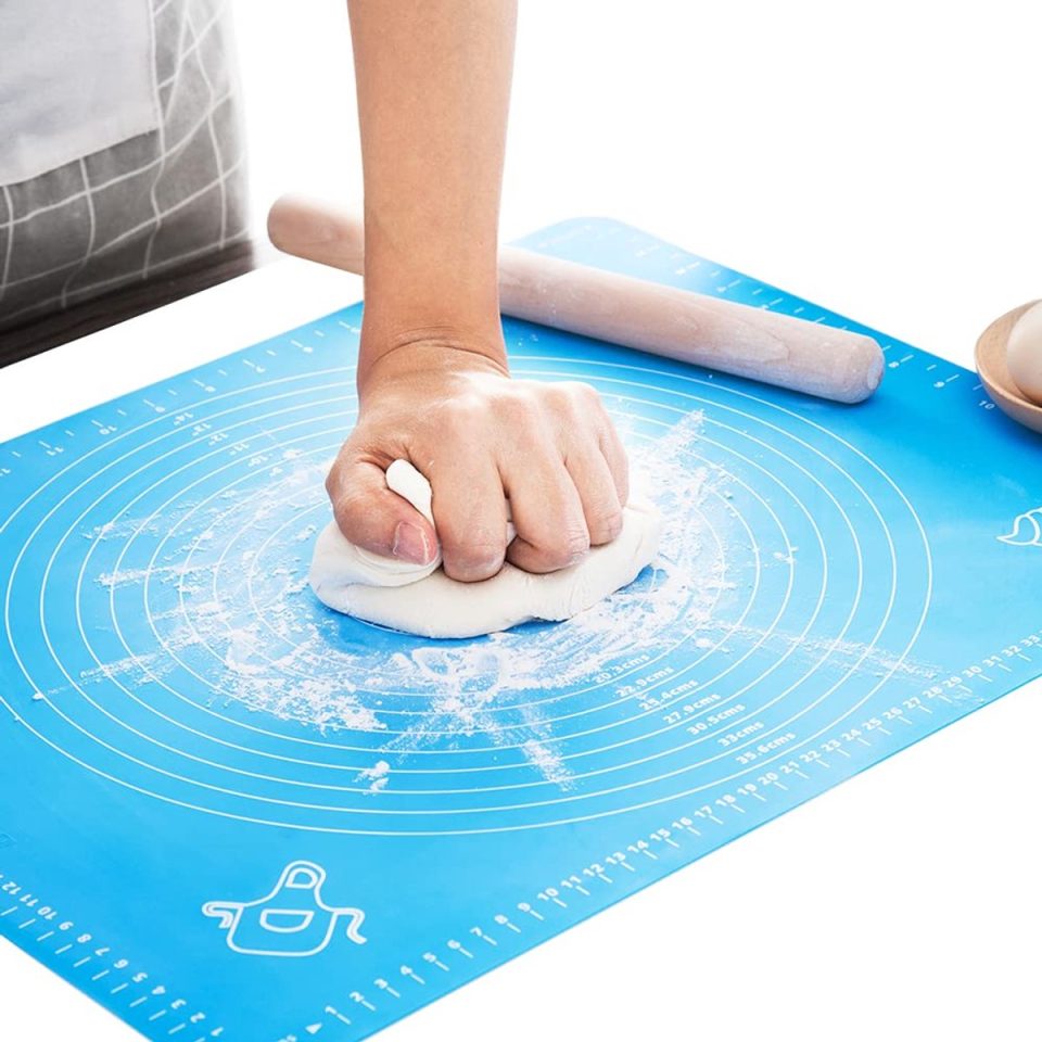 Famanu bakmat Siliconen voor gebak blauw 40 x 50 cm
