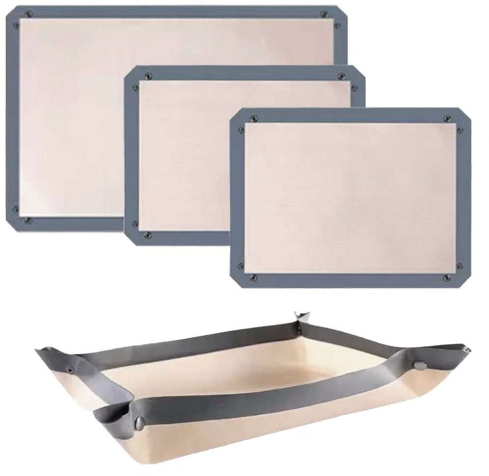 Zylaro bakmat Siliconen 3-delige Set met Drukknopen 60 x 40 cm (1 stuks)