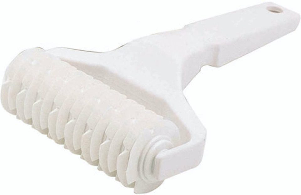 KitchenCraft Rastersnijder Plastic Deegwiel Wit 21 x 13 Centimeter