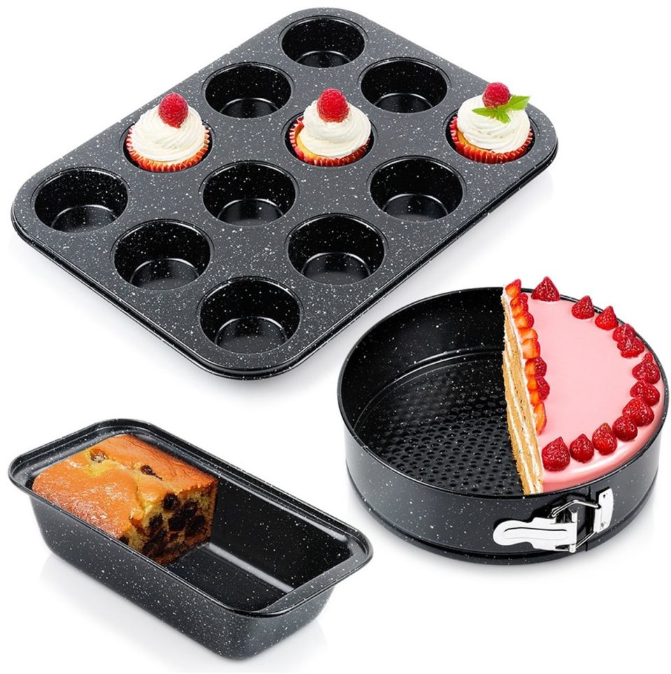 vilde taartvorm Bakvormen Broodvorm Muffin (3 stuks)