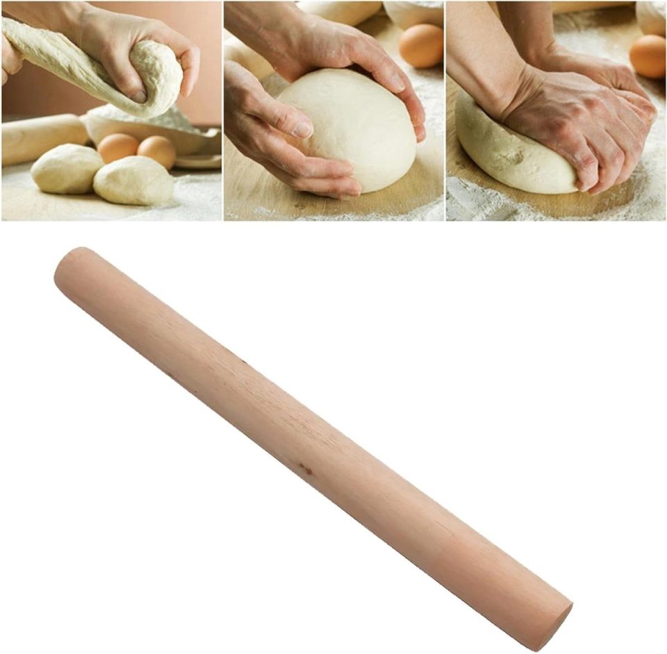 Jhubers goods deegroller Kleine van stevig hout 8,3 inch lang