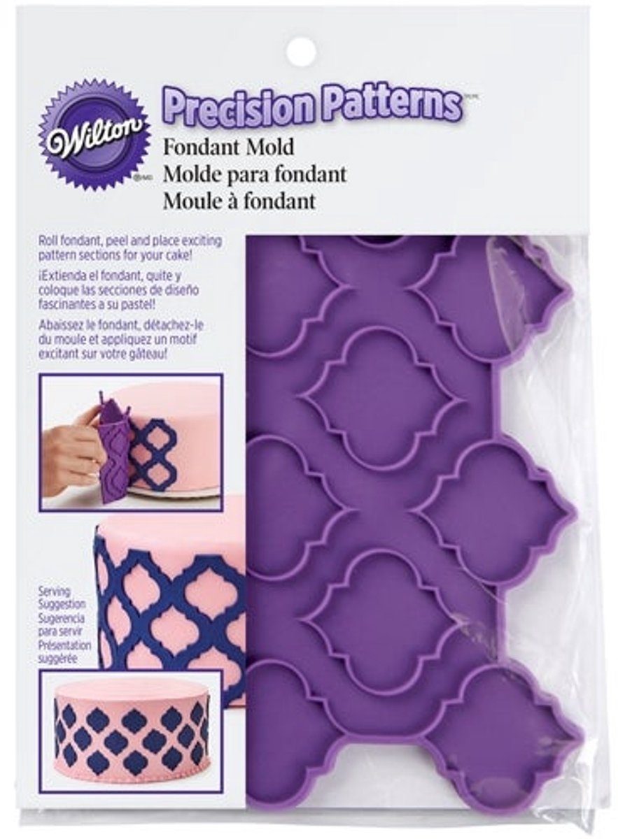 Wilton Silicone Mat Taartrand Decoratie 12 x 17,2 cm