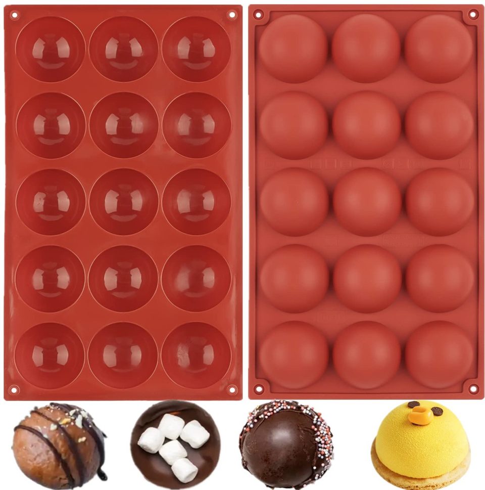 Unyqoos siliconen bakvorm voor chocolade en snoep set van 2