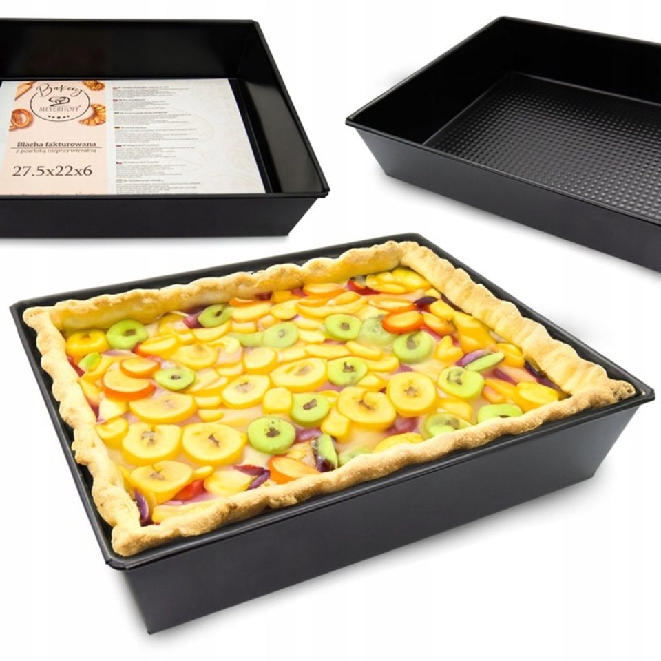 Meyerhoff cakevorm Rechthoekig Zwart 27,5 x 22 x 6 cm
