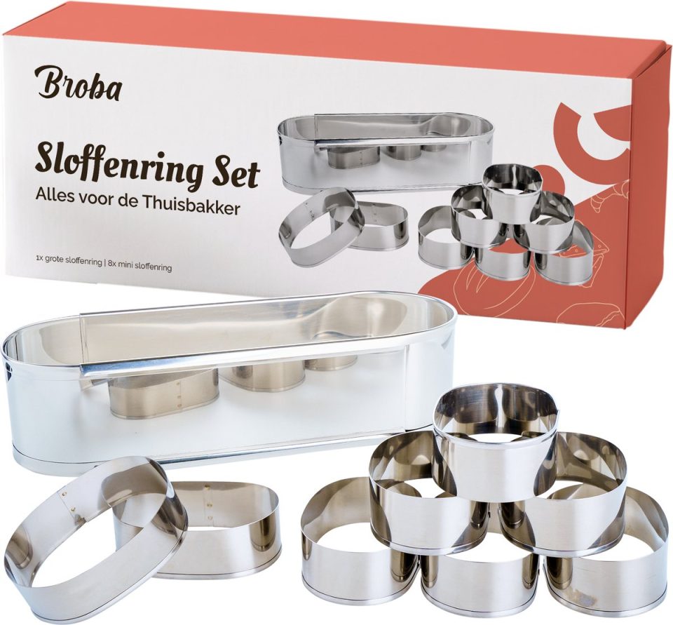 Broba broodbakvorm Sloffenring Taartvorm Set