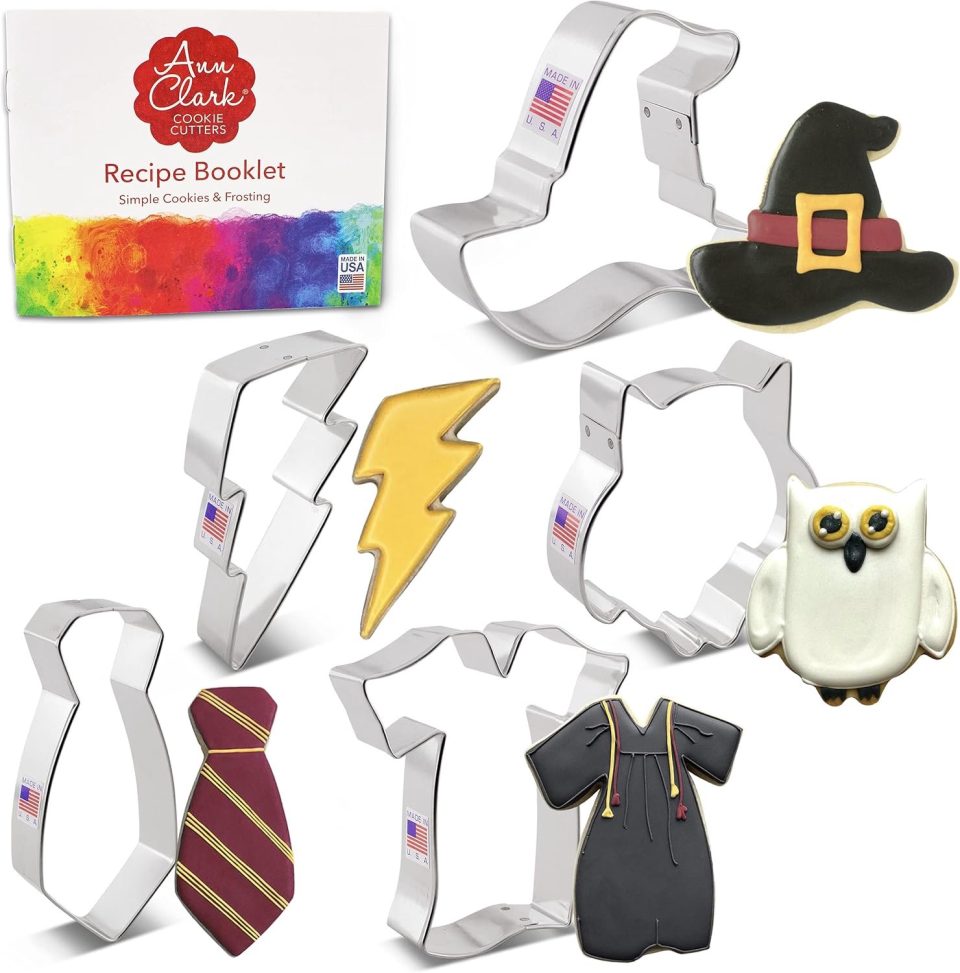 Ann Clark Cookie Cutters 5-delige Koekjesvormpjes Set Hekserij & Tovenaars Thema