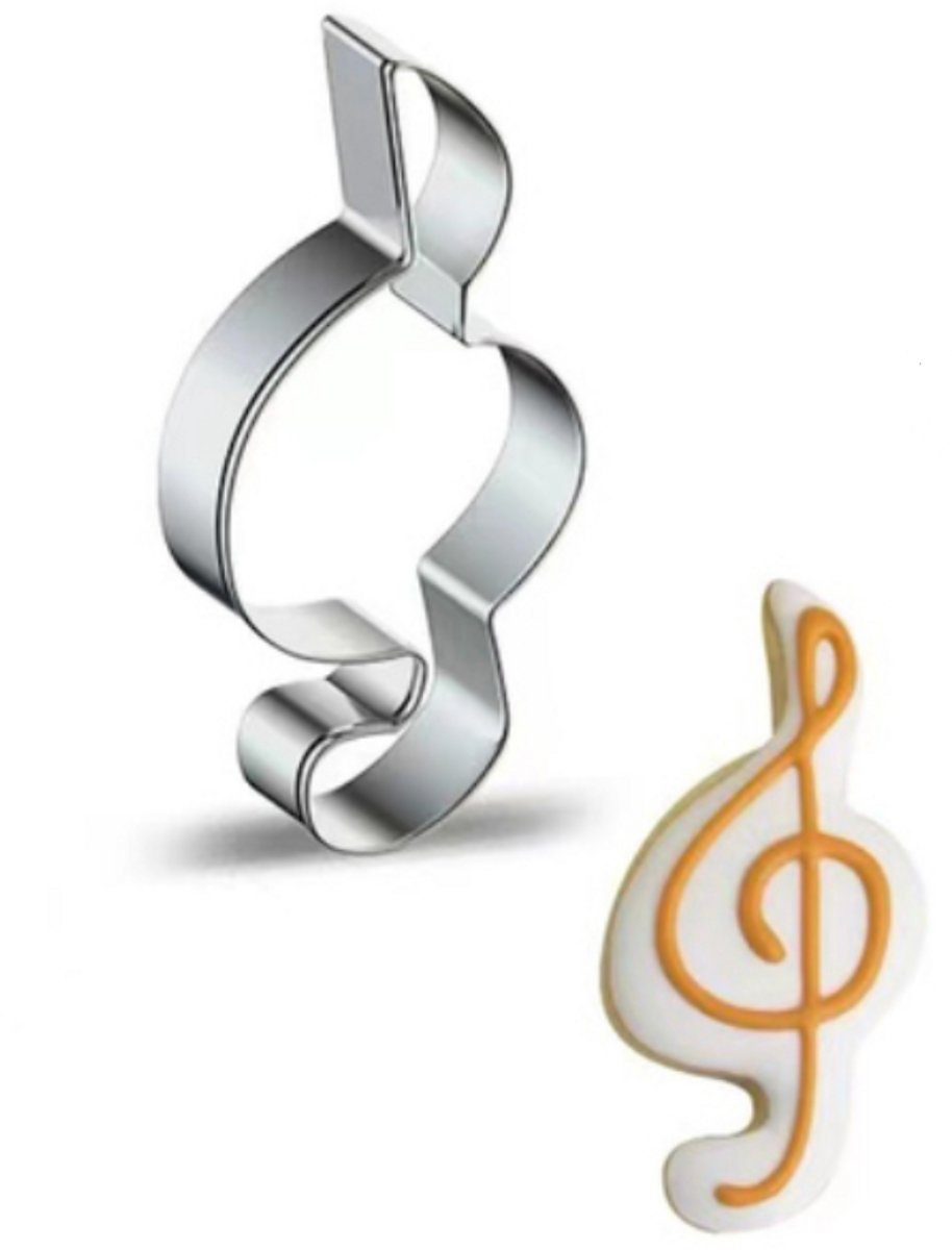 Winkrs uitsteekvorm Muzieksleutel 7,2 x 3,5 cm