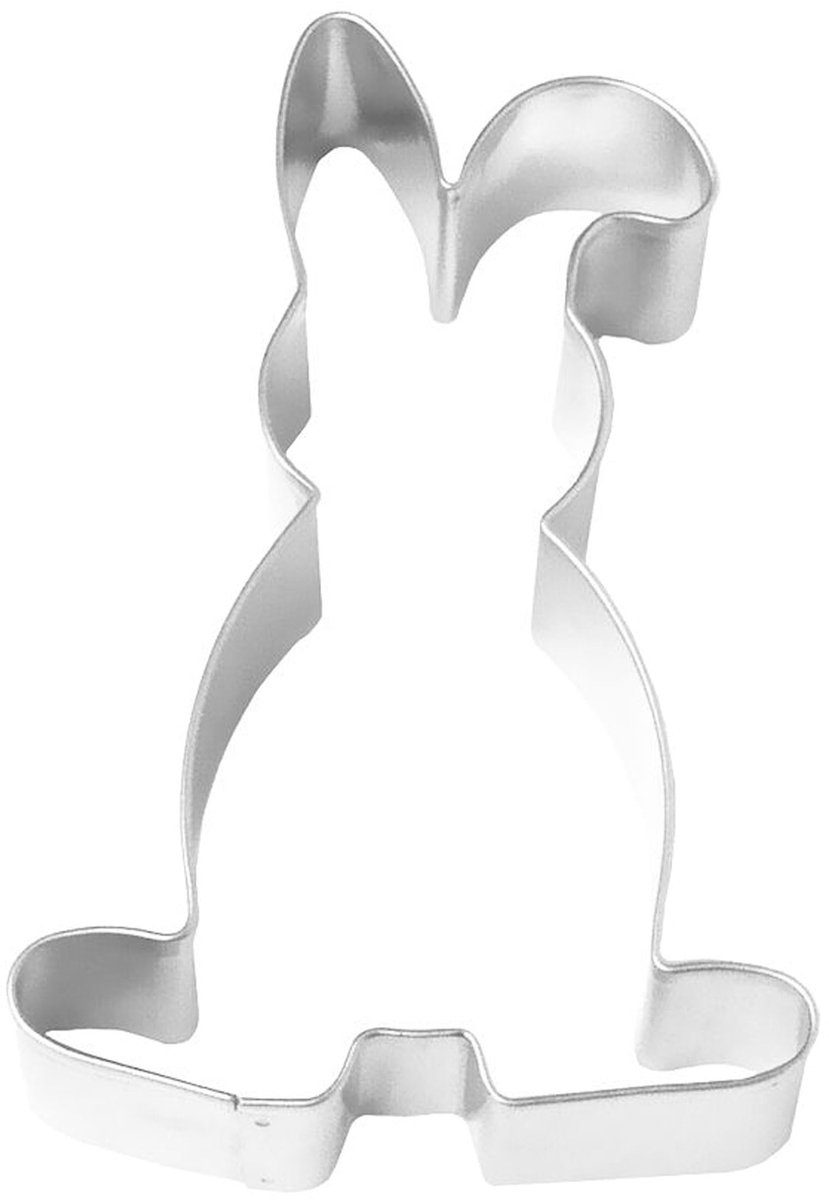 RBV Birkmann Birkmann 143678 Peperkoekkoekjesvormpje Konijn met hangoor grijs 11,5 cm