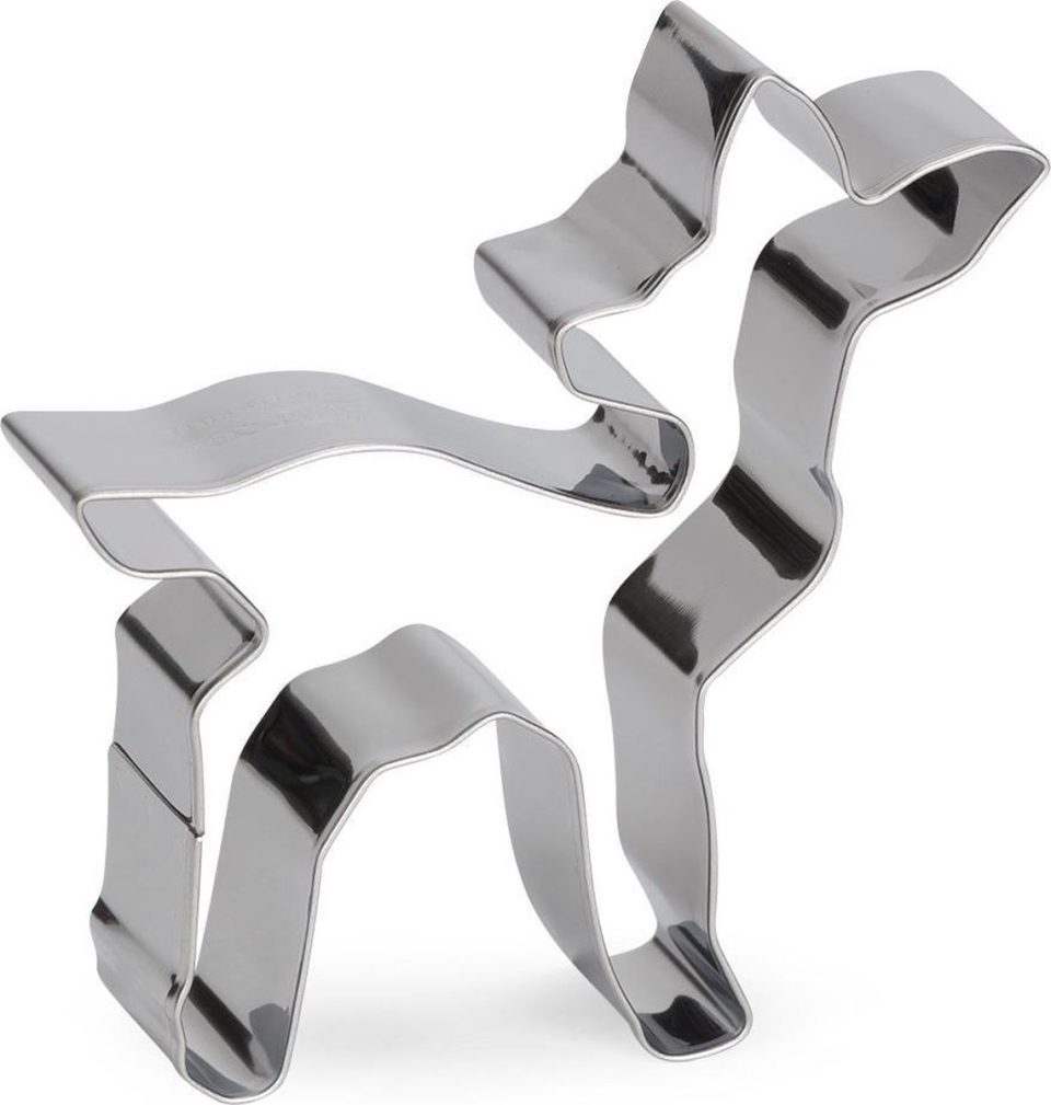 Patisse uitsteekvorm Hert RVS zilver 10 cm