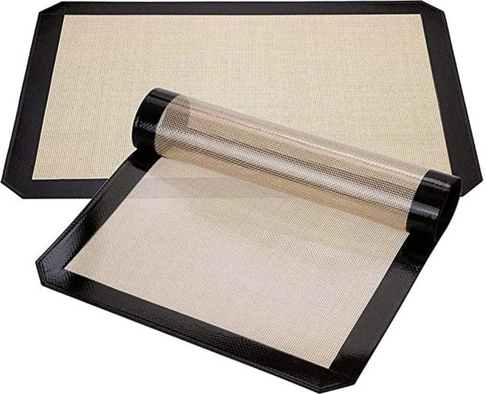 New Age Devi Set van 2 siliconen bakmatten Incl deegschraper 30 x 40 cm