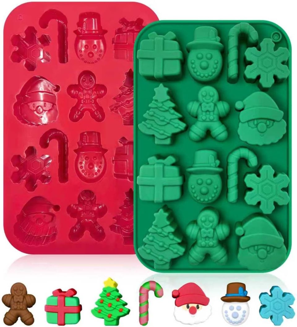 Ulisem Siliconen Kerst Mallen (2 stuks)