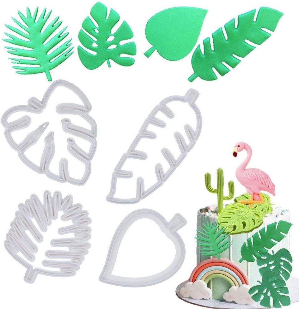 mciskin Tropische Blad Koekjesvormpjes (4 stuks)