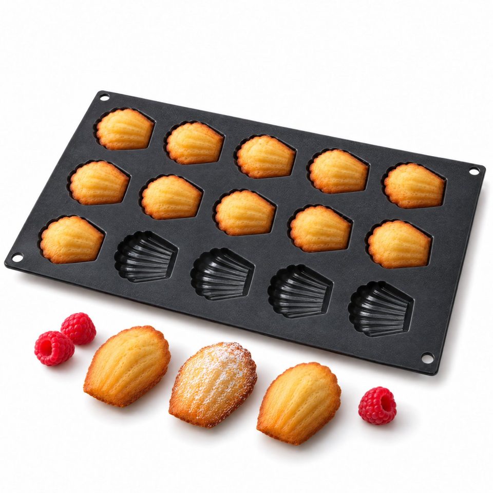 Cheqo Madeleinevorm 15 Vaks Siliconen