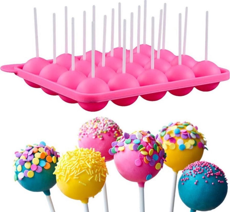 Jendi bakvorm Siliconen Cakepop Pop Cake Maker