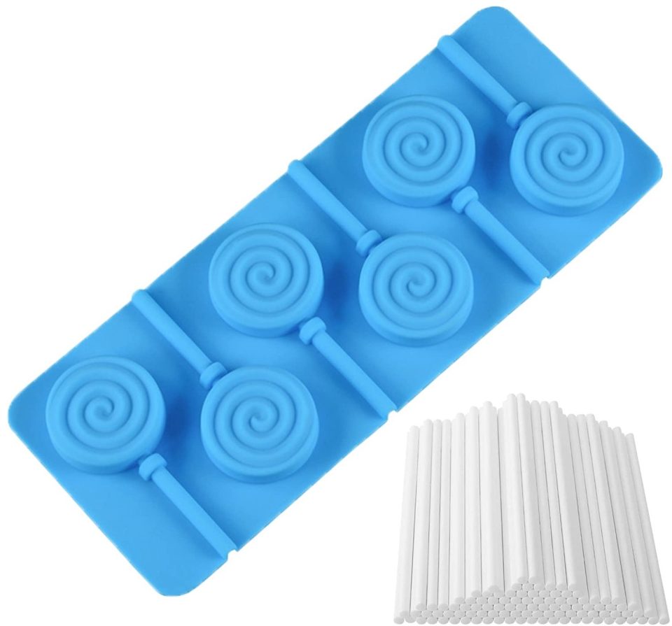 Famanu siliconen mal Lolly met 6 holtes