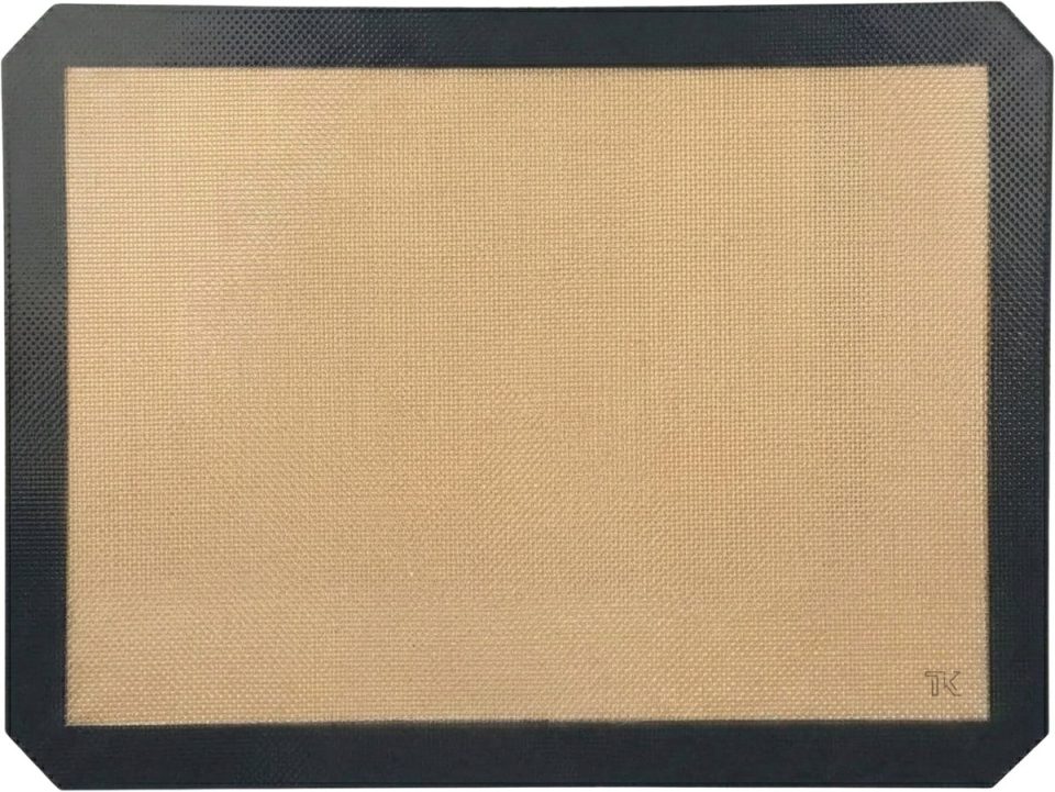 Trendy Kitchen bakmat Siliconen Bruin 42 x 30 cm