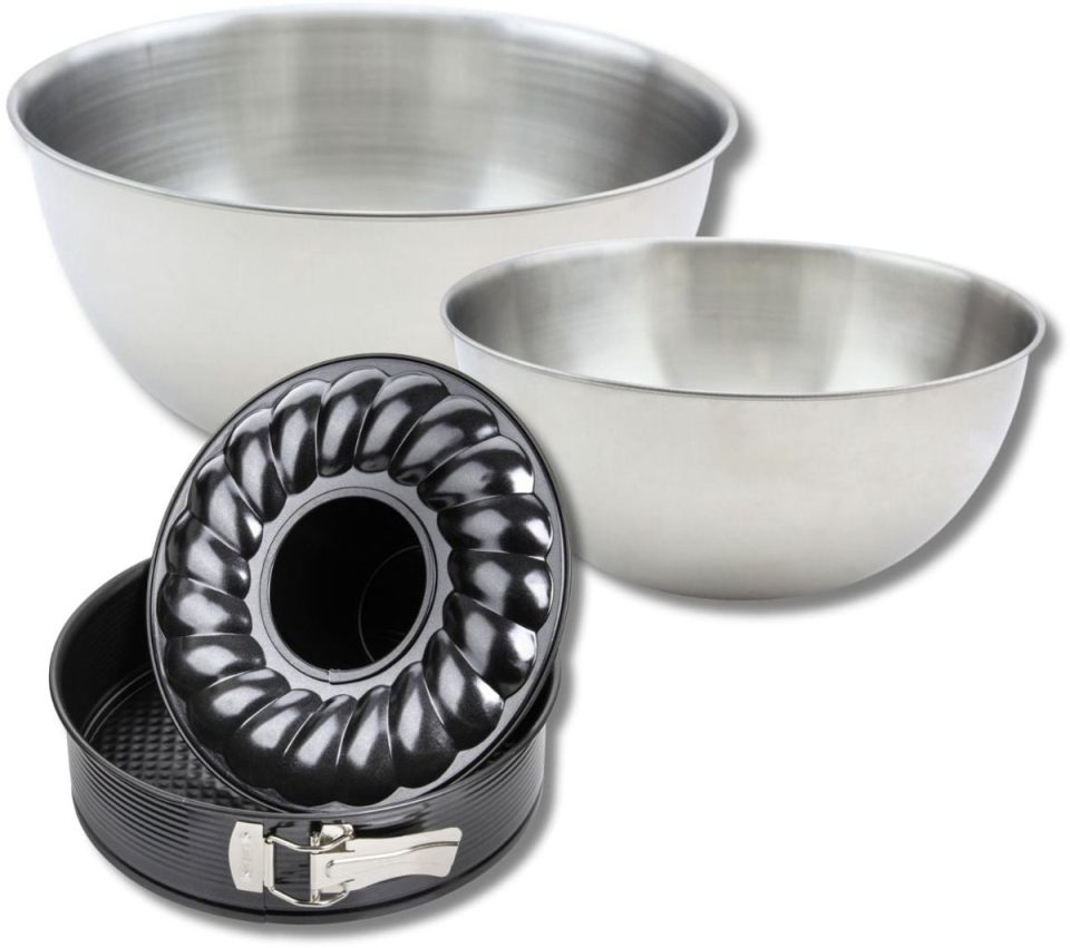 Zenker springvorm Set bestaande uit 1 en savarinvorm 24 cm