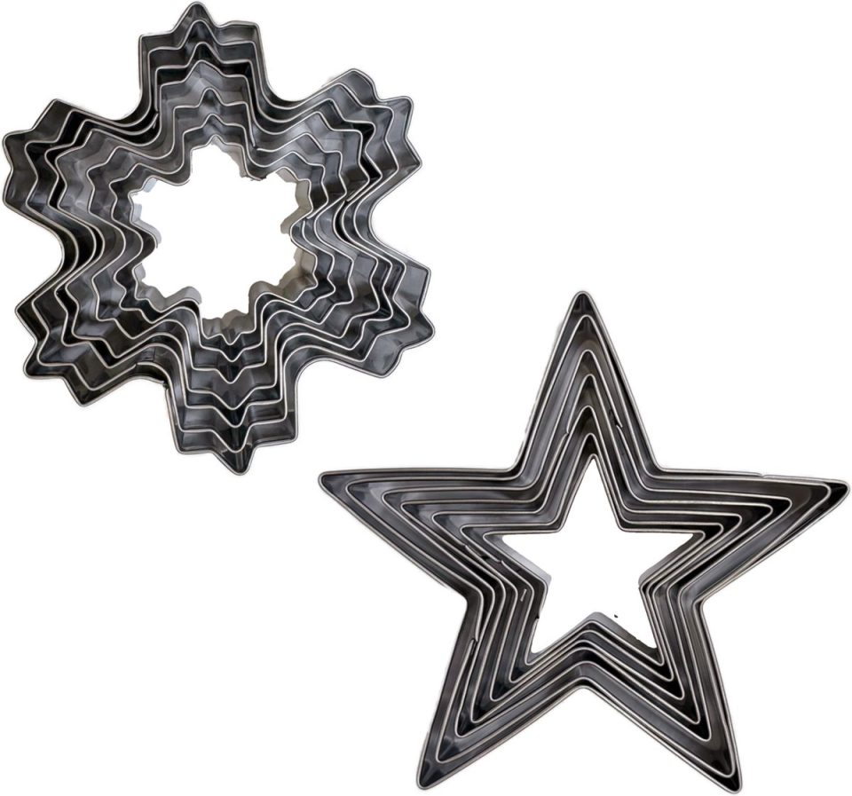 3BMT Uitsteekvormen Kerst (14 stuks)