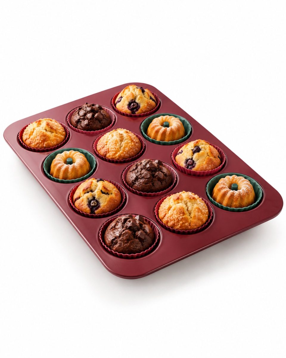 Point-Virgule bakset voor muffins cupcakes en savarins (12 stuks)