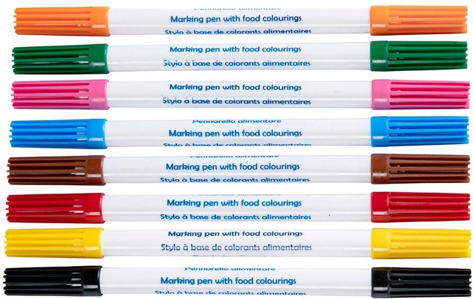 Brand New Cake Stiften Eetbare Inkt Set/8