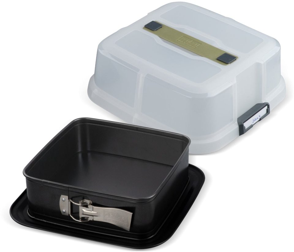 Zenker springvorm Vierkante met deksel Bake Click 23 cm