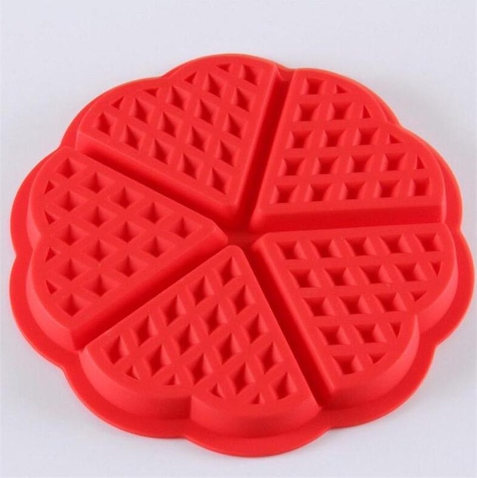 Go Go Gadget Siliconen wafel vorm rood
