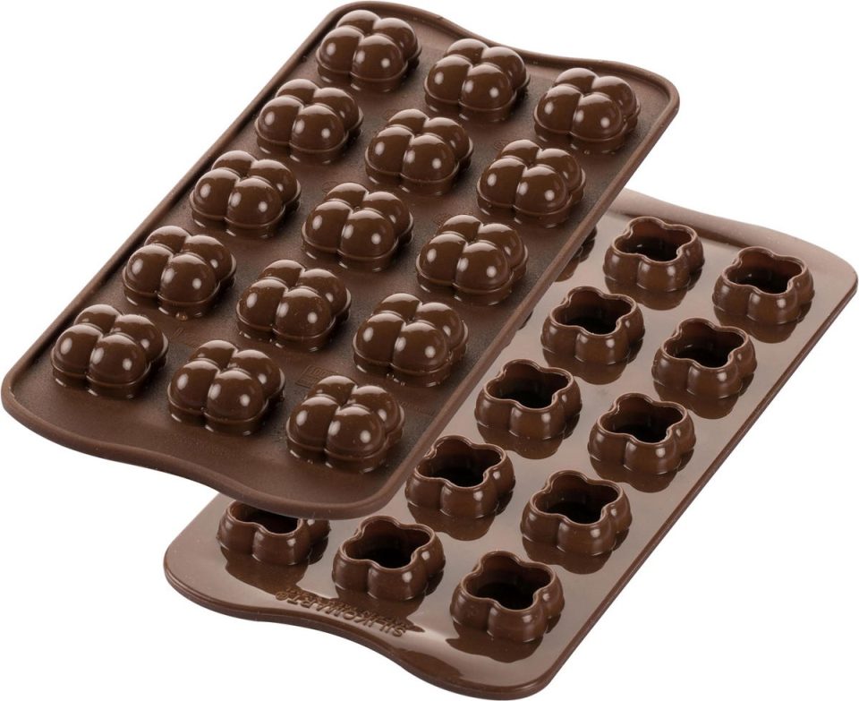Silikomart siliconen mal 3D Chocolates Choco Game